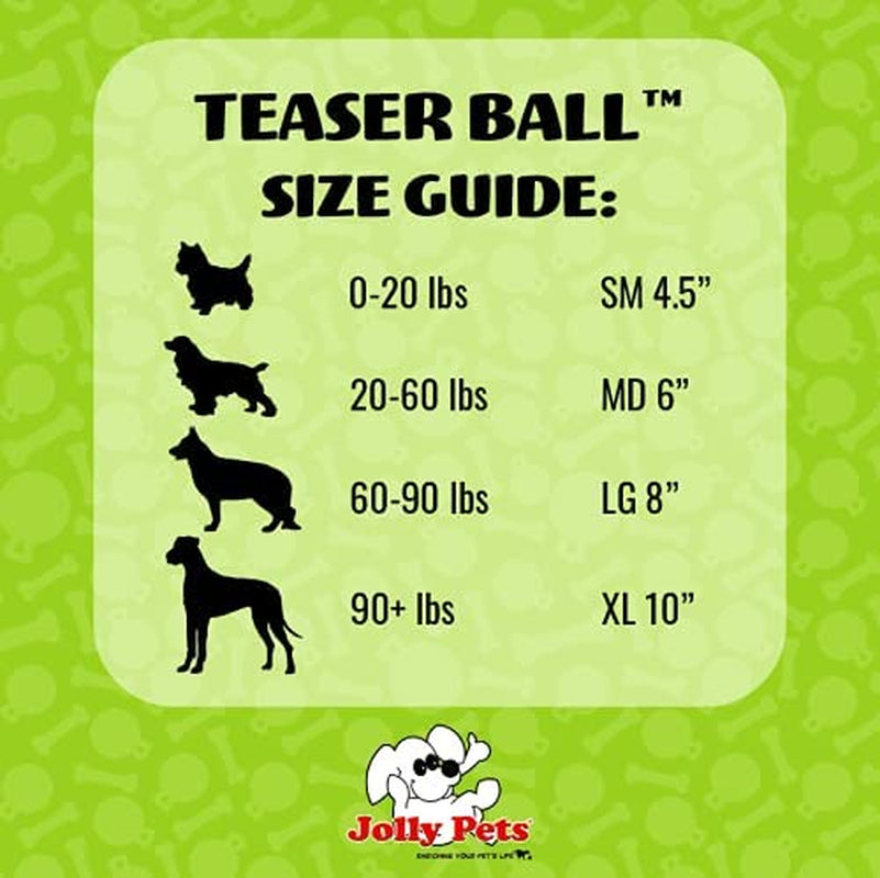 Interactive Teaser Ball for Dogs, Large (8 in)