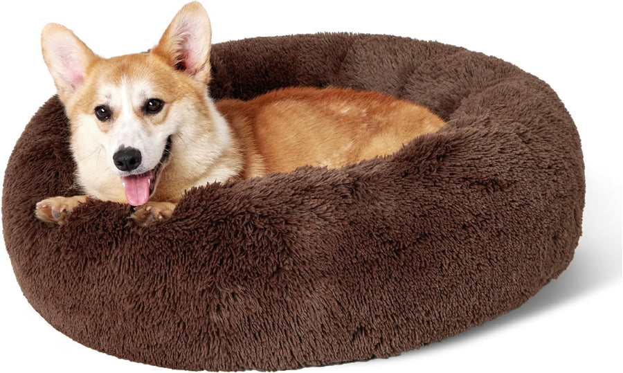 Calming Donut Dog Bed, 33 in, Washable