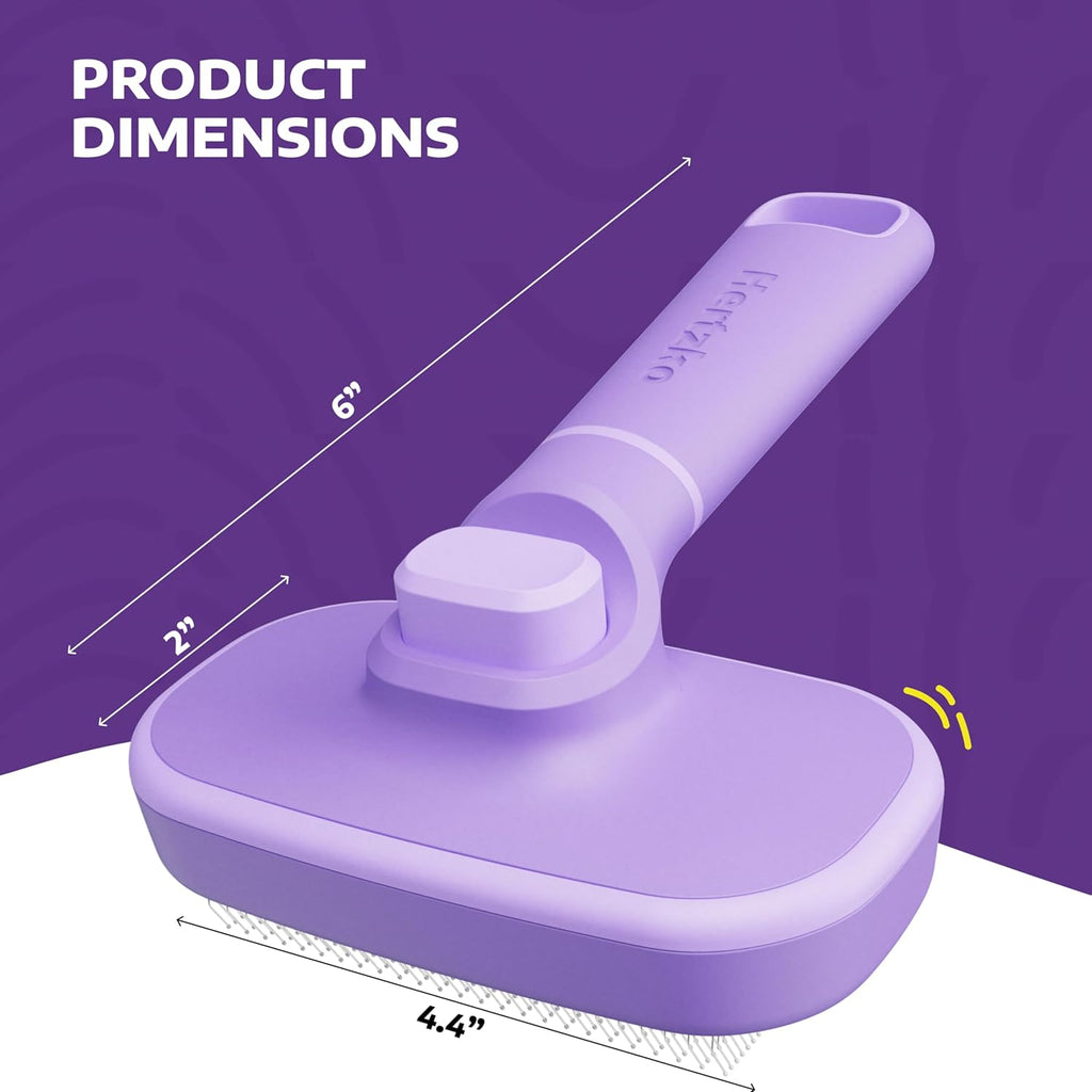 Self-Cleaning Slicker Brush for Dogs and Cats
