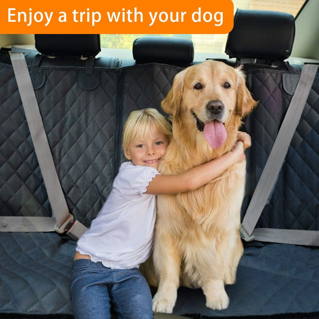 Waterproof Dog Car Seat Cover with Side Flaps