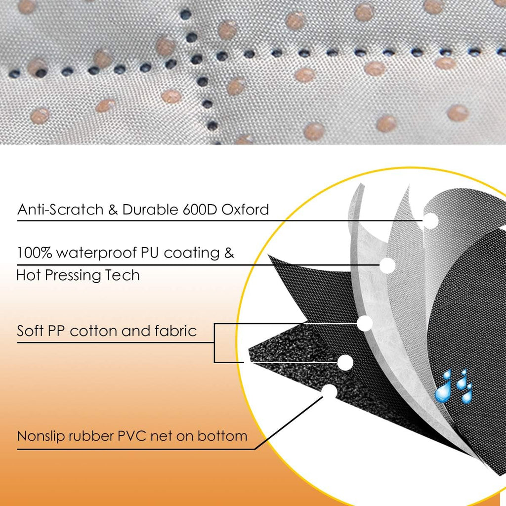 Waterproof Dog Car Seat Cover with Side Flaps